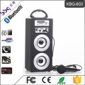 BBQ KBQ-603 Audio Musique Mini Portable En Bois 10 W Karaoke Bluetooth Haut-Parleur vs 2 Microphones et TF / USB / Radio FM